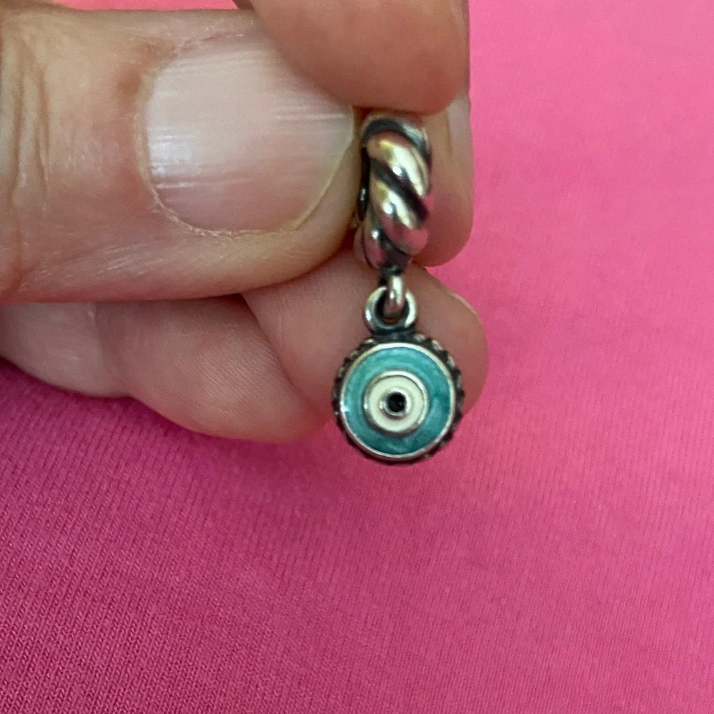 Pandora Retired Evil Eye Charm - Picture 3 of 5